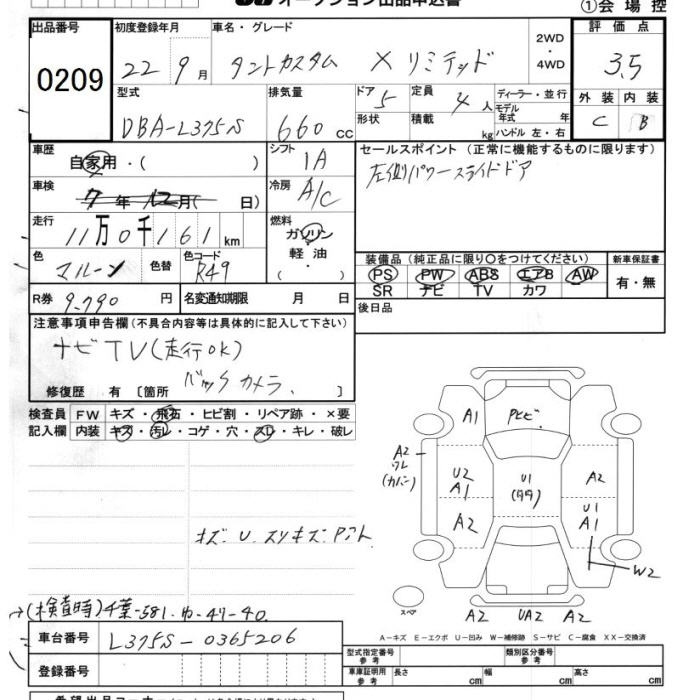 Таможенный лист