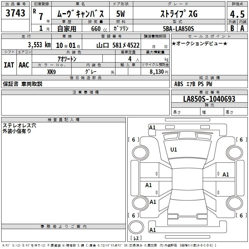 Таможенный лист