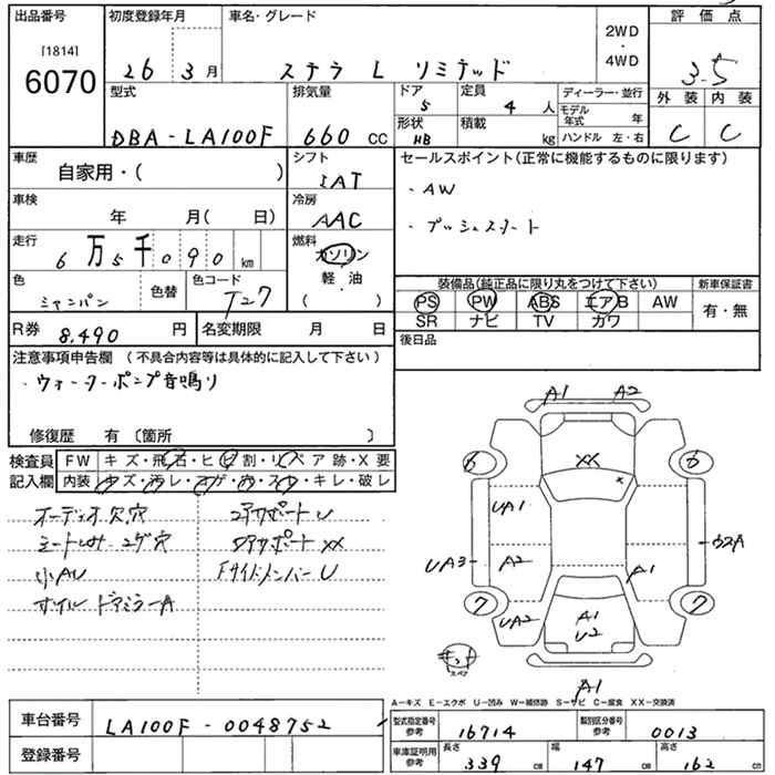 Таможенный лист