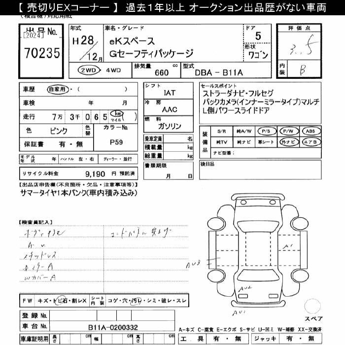 Таможенный лист
