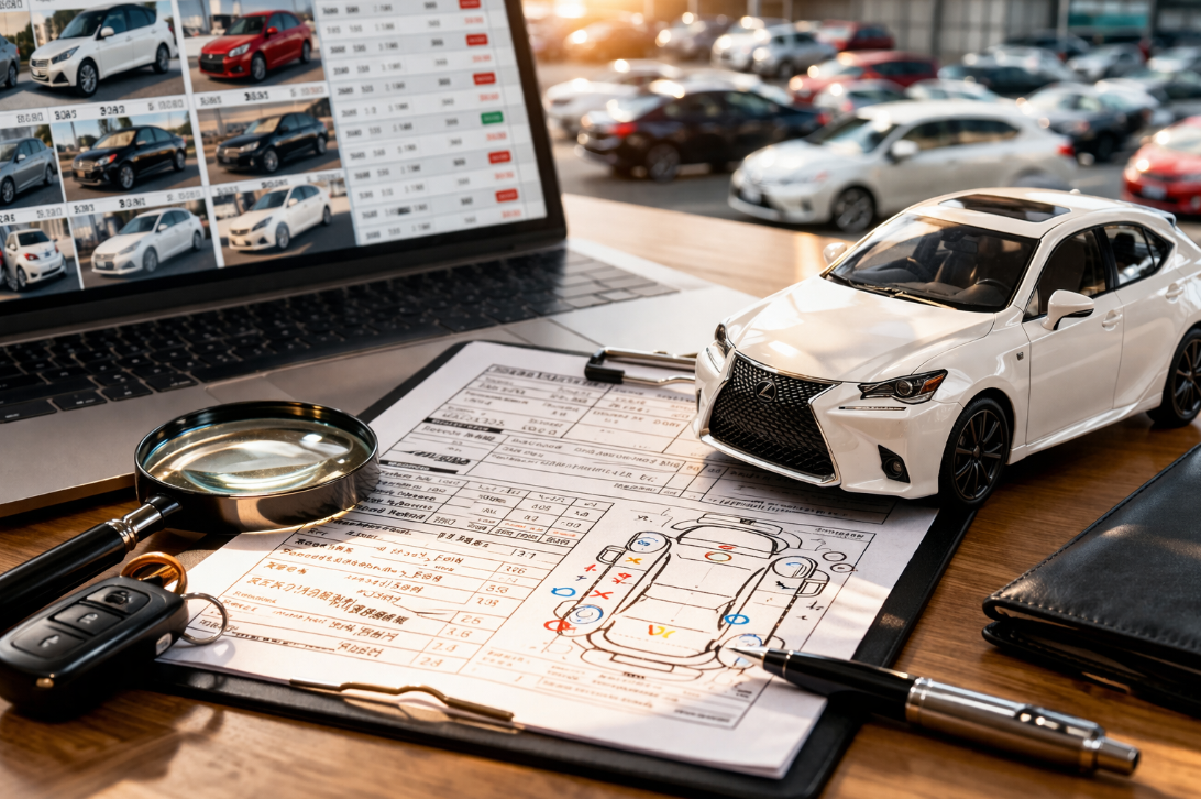 Расшифровка аукционного листа Японии: схема кузова, оценка состояния и подбор авто с аукциона перед покупкой Расшифровка аукционного листа Японии: схема кузова, оценка состояния и подбор авто с аукциона перед покупкой