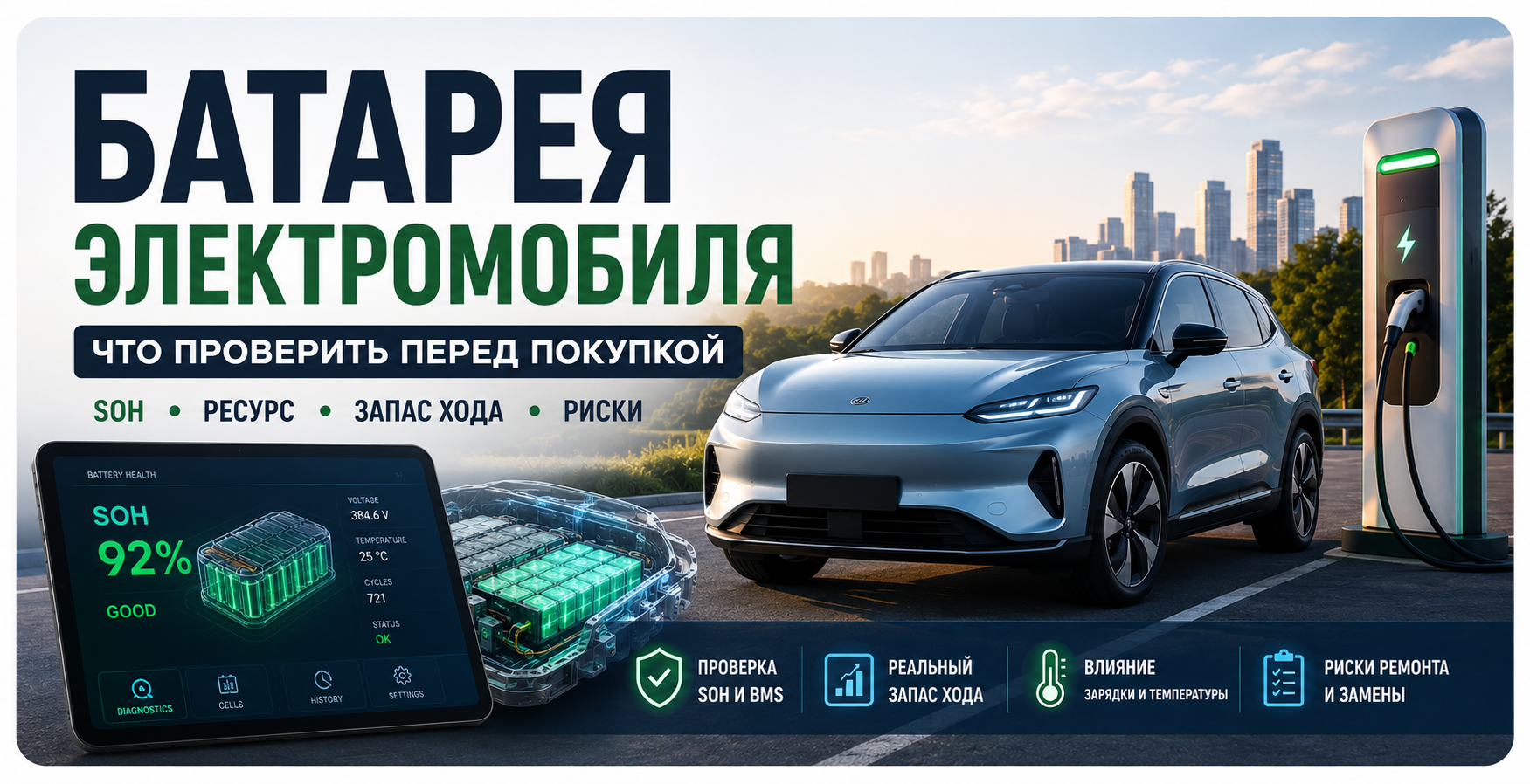 Батарея электромобиля из Китая: что проверить перед покупкой и какие риски учесть